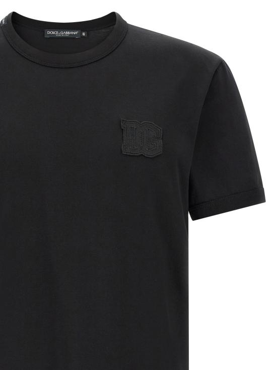 26SS 돌체앤가바나 탑 G8PV1ZG7P3NN0000 Black - DOLCE & GABBANA