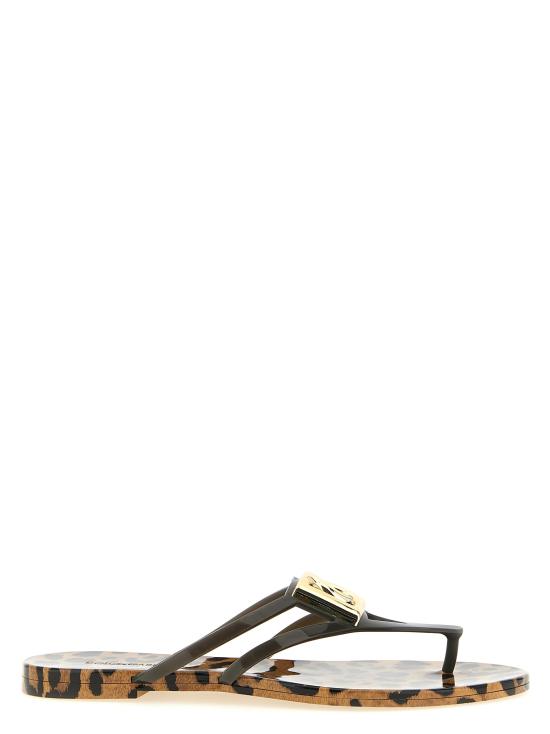 26SS 돌체앤가바나 러버 비치웨어 슬라이드 CW2418AY850HY13M Multicolor