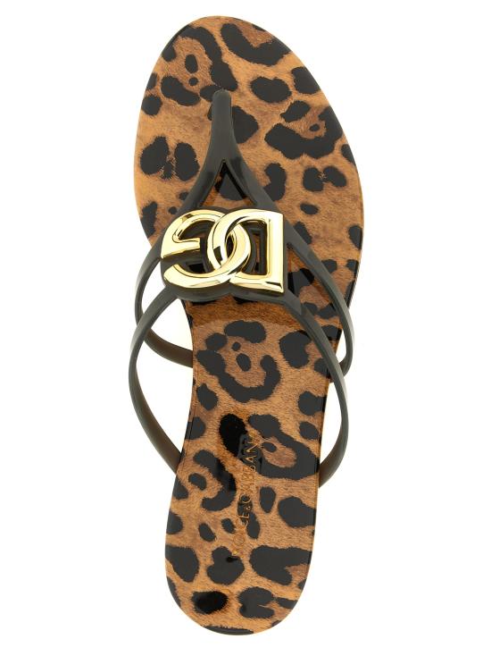 26SS 돌체앤가바나 러버 비치웨어 슬라이드 CW2418AY850HY13M Multicolor - DOLCE & GABBANA