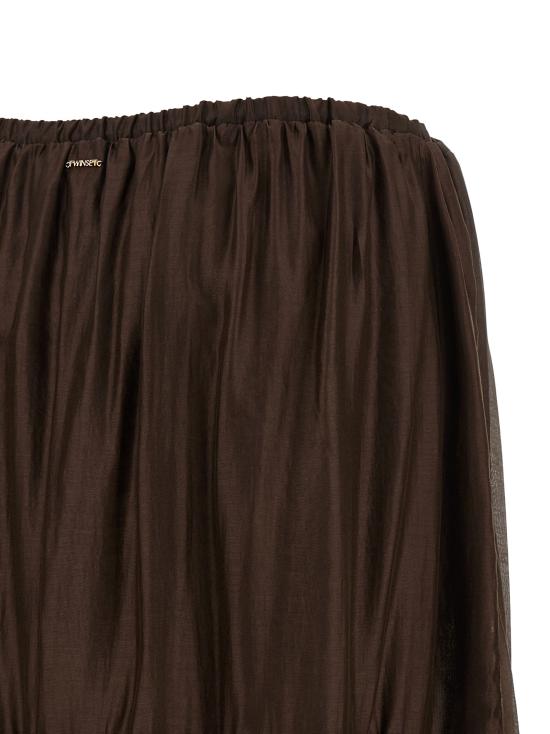 26SS 트윈셋 숏 스커트 261TF204312110 Brown - TWINSET