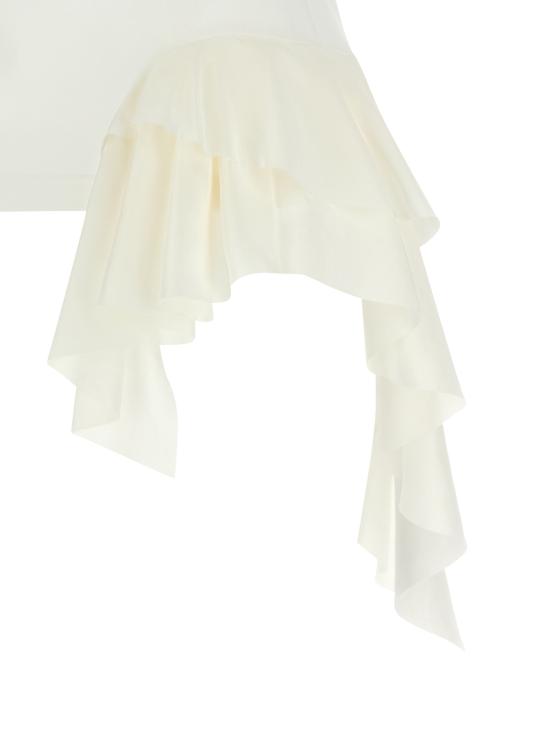 26SS 알렉산더 맥퀸 탑 870702QLAEZ9007 White - ALEXANDER MCQUEEN