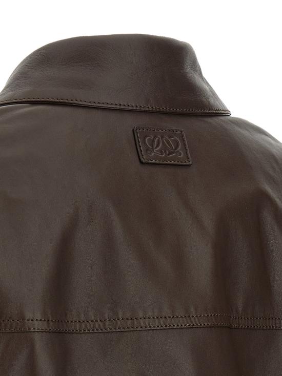 26SS 로에베 가죽 자켓 S540Y34L963110 Brown - LOEWE