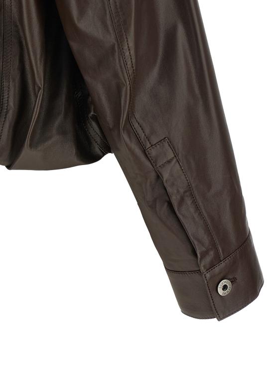 26SS 로에베 가죽 자켓 S540Y34L963110 Brown - LOEWE