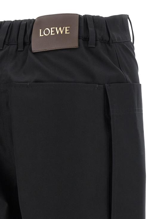26SS 로에베 스트레이트 팬츠 S359Y04XHW1100 Black - LOEWE