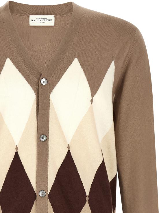 26SS 발렌타인 가디건 B2K00114CA894026 Brown - BALLANTYNE