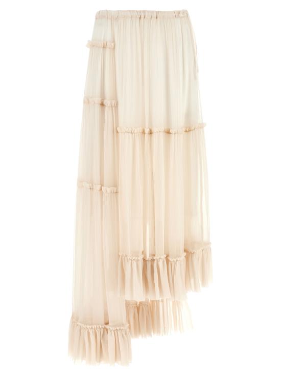 26SS 드리스 반 노튼 숏 스커트 26101084230405 Beige