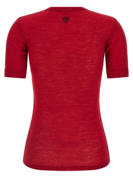 26SS 베르사체 탑 10245061A175481RB30 Red - VERSACE