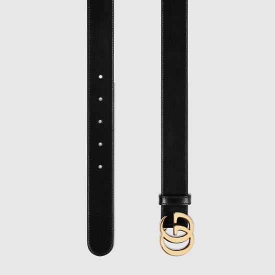 26SS 구찌 가죽 벨트 864436AAGD71000 Black - GUCCI