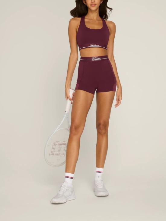 26SS 윌슨 민소매 티셔츠 WW00386531WIE PORTROYALE Bordeaux - WILSON