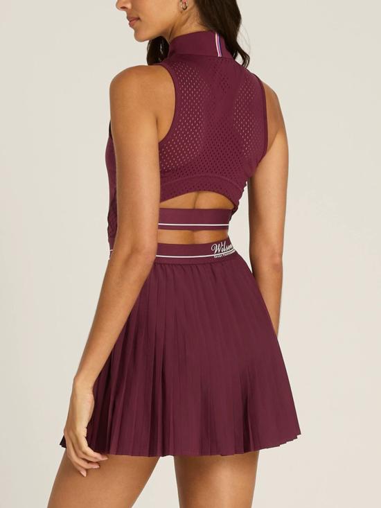 26SS 윌슨 미디 원피스 WW00481531WIE PORTROYALE Bordeaux - WILSON