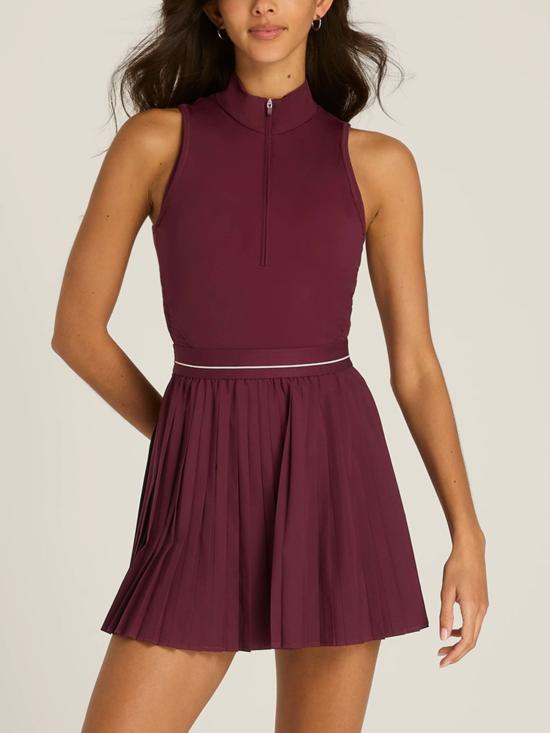 26SS 윌슨 미디 원피스 WW00481531WIE PORTROYALE Bordeaux - WILSON