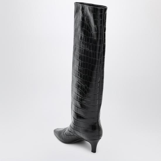 25FW 토템 부츠 243 WAS0169LE0076 Black - TOTEME