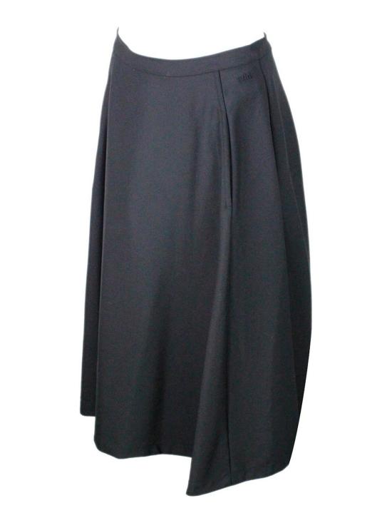 25FW 애드 미디 스커트 12AWLW758506 Black - ADD