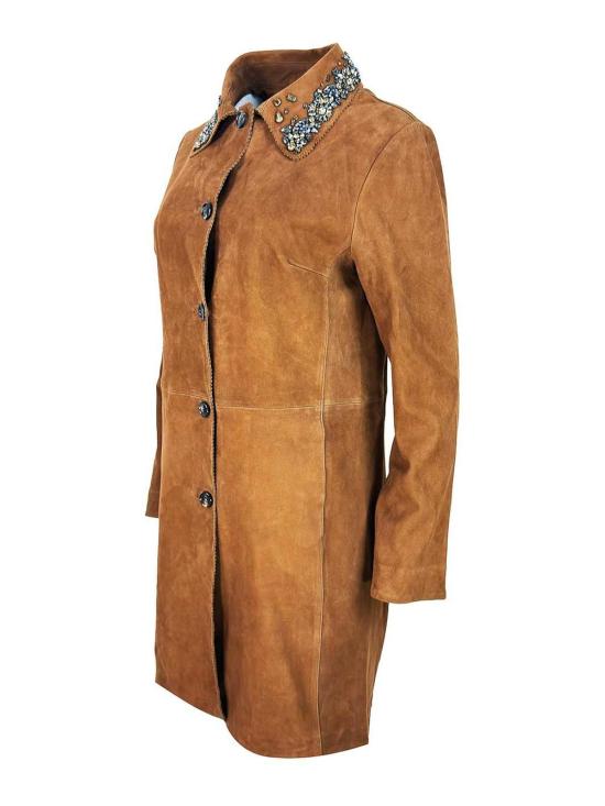 26SS 에르마노 피렌제 미디 스커트 D48ED001EH0MFB27 Brown - ERMANNO FIRENZE