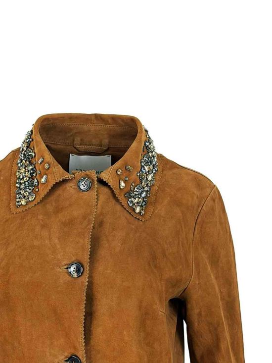 26SS 에르마노 피렌제 미디 스커트 D48ED001EH0MFB27 Brown - ERMANNO FIRENZE