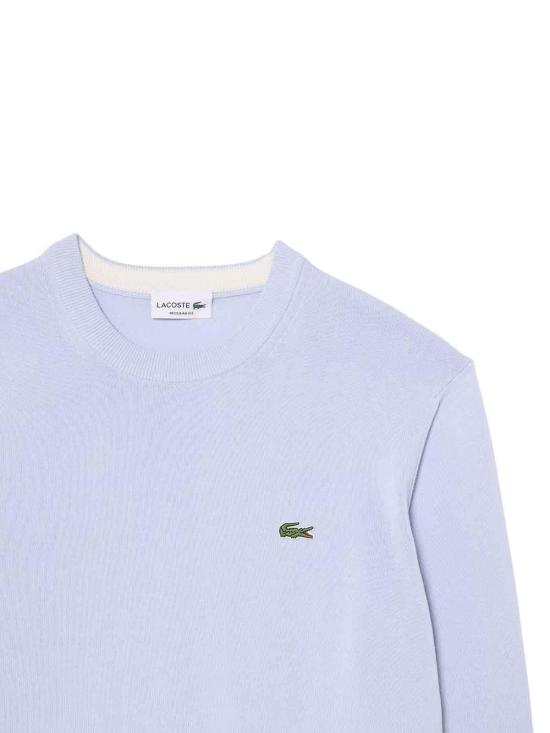 26SS 라코스테 크루넥 스웨터 AH1985J2G Blue - LACOSTE
