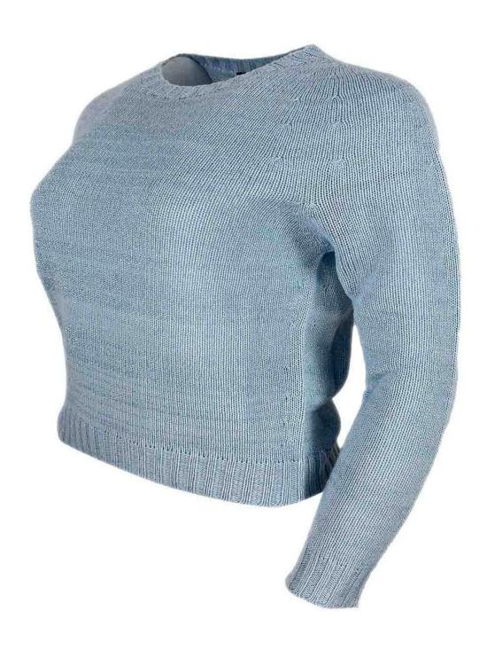 26SS 파비아나 필리피 탑 MAD266F031L8975154 Light Blue - FABIANA FILIPPI