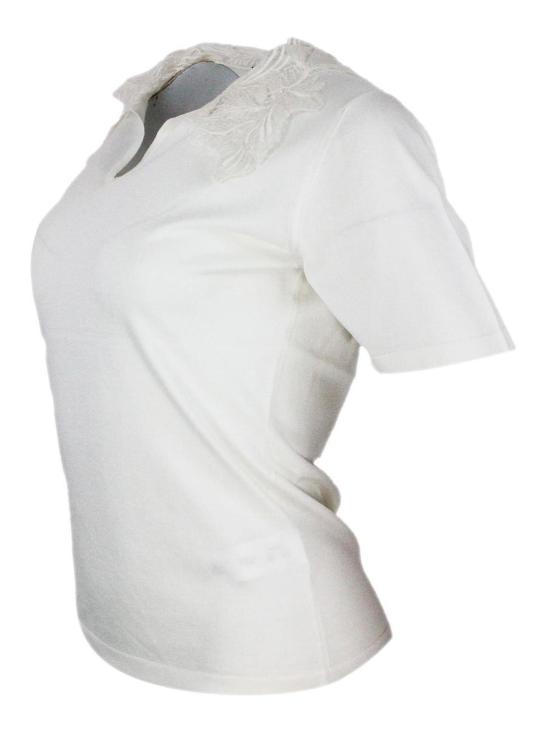 26SS 파비아나 필리피 탑 MAD276F465M22125 Cream - FABIANA FILIPPI