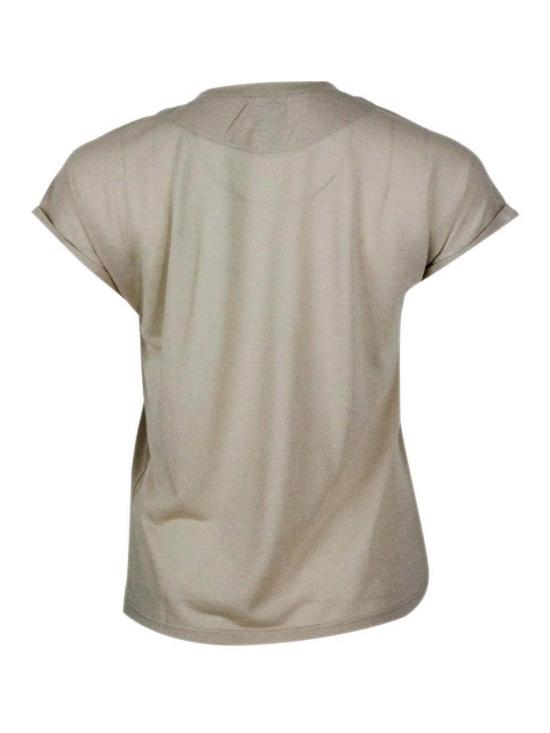 26SS 일레븐티 반팔 티셔츠 M80TSHM15TES0M25602 Beige - ELEVENTY