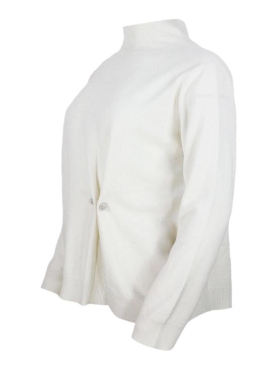 25FW 파비아나 필리피 플래티넘 스웨터 MAD215F058L51725 White - FABIANA FILIPPI