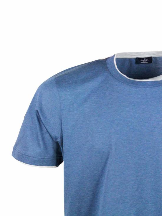 26SS 발바 반팔 티셔츠 6052373711584 Blue - BARBA
