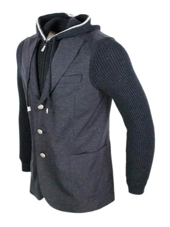 25FW 일레븐티 자켓 L75GIAL08BOTTSL23615 Grey - ELEVENTY