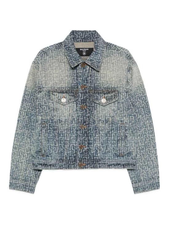 26SS 발망 데님 팬츠 GH1TC330DG126AW Light Beige