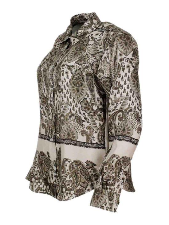 26SS 로레나안토니아찌 셔츠 A2569CA12F50351130 Brown - LORENA ANTONIAZZI