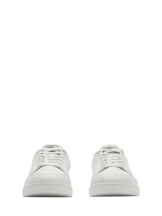 26SS 버버리 레더 세트 스니커즈 8118850 A1464 White - BURBERRY