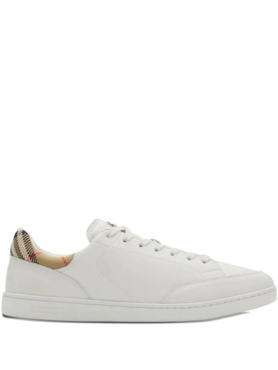 26SS 버버리 레더 세트 스니커즈 8118850 A1464 White - BURBERRY