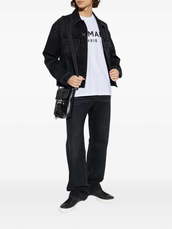26SS 발망 반팔 티셔츠 GH1EG000BD45GAB White - BALMAIN