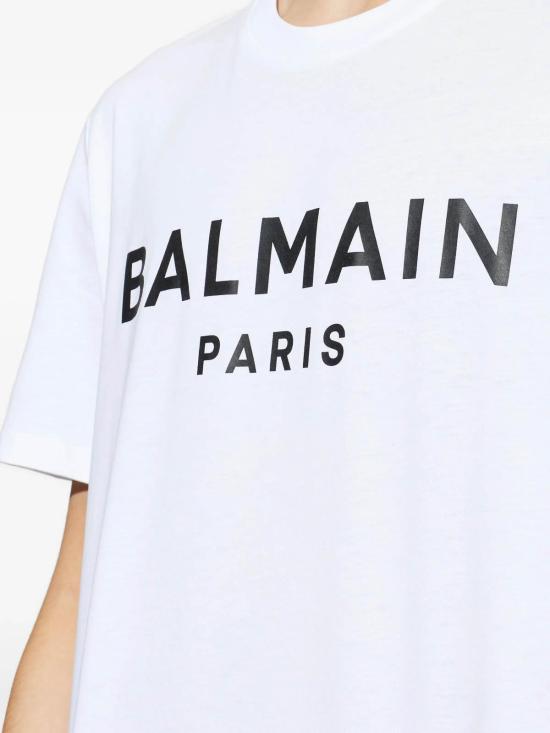 26SS 발망 반팔 티셔츠 GH1EG000BD45GAB White - BALMAIN