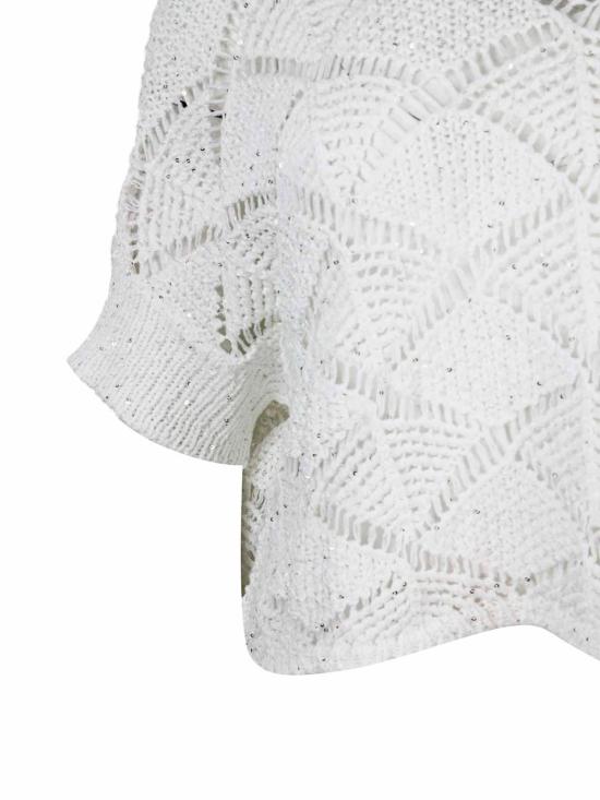 26SS 안토넬리 피렌체 탑 OLEANDRO41766QB1 White - ANTONELLI FIRENZE