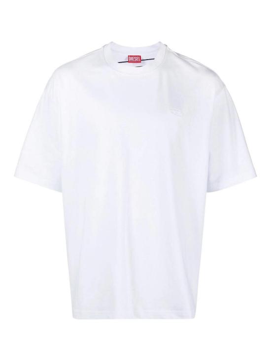 26SS 디젤 맥시 오발 D 자수 티셔츠 A113020HGAM100 None