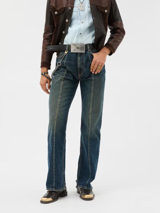 26SS 베르사체 데님 팬츠 1024529 1A177071DA60 Blue - VERSACE