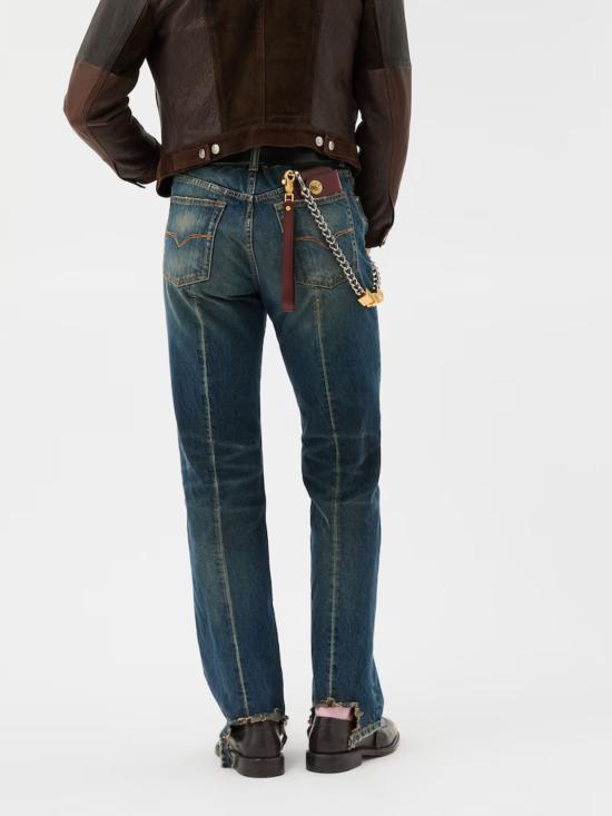 26SS 베르사체 데님 팬츠 1024529 1A177071DA60 Blue - VERSACE