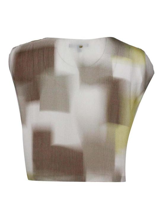 26SS 알마니 민소매 티셔츠 ZW002302AF21554F0160 Beige - ARMANI