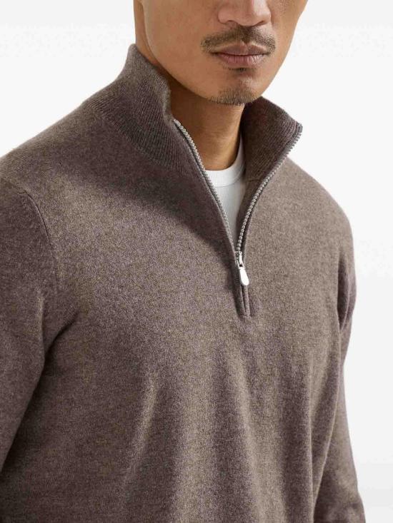 26SS 브루넬로 쿠치넬리 캐시미어 집업 니트 M2200124C166C None - BRUNELLO CUCINELLI