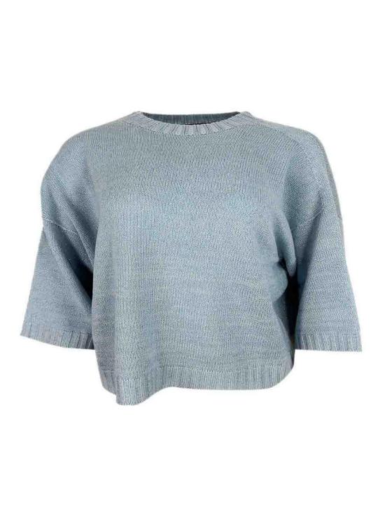26SS 파비아나 필리피 반팔 티셔츠 MAD266F019L8975154 Light Blue