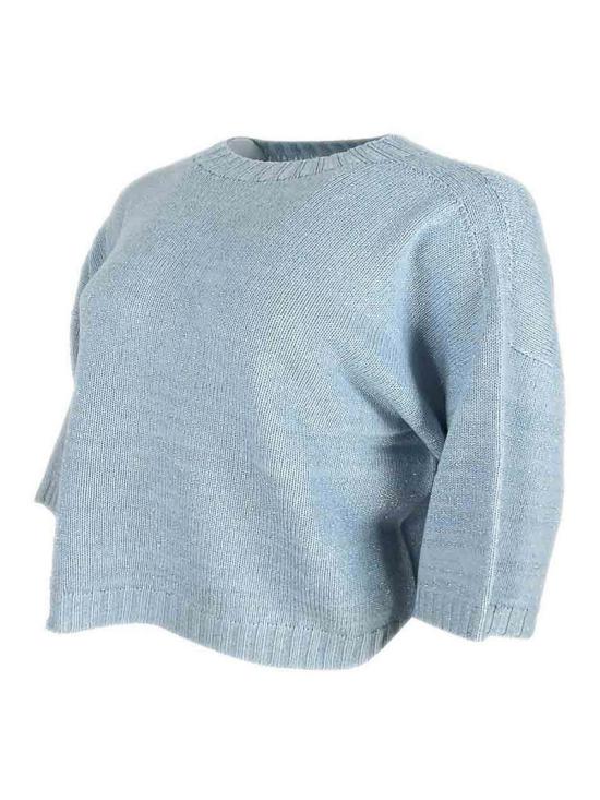 26SS 파비아나 필리피 반팔 티셔츠 MAD266F019L8975154 Light Blue - FABIANA FILIPPI