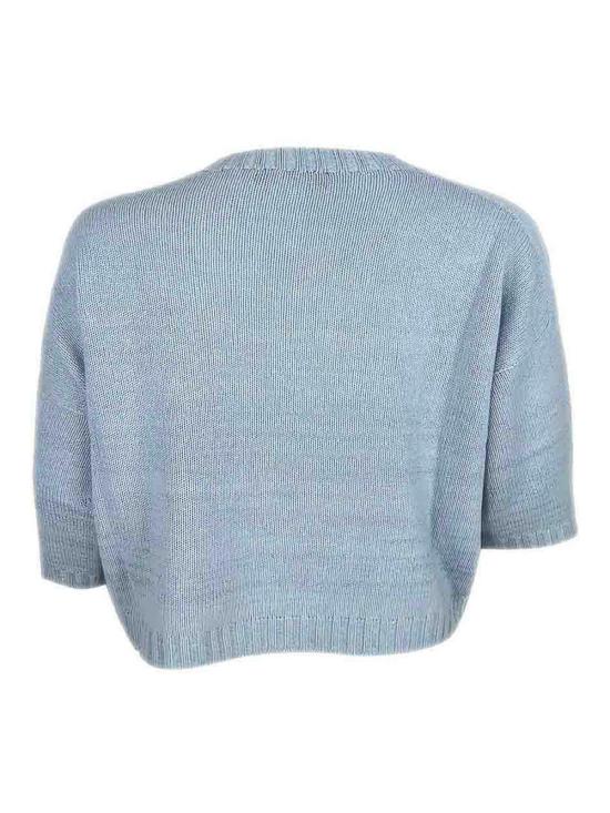 26SS 파비아나 필리피 반팔 티셔츠 MAD266F019L8975154 Light Blue - FABIANA FILIPPI