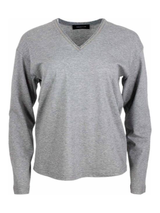 26SS 파비아나 필리피 반팔 티셔츠 JED225F862L6968149 Grey