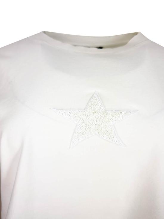 26SS 로레나안토니아찌 반팔 티셔츠 P2667TS16A45770101 White - LORENA ANTONIAZZI