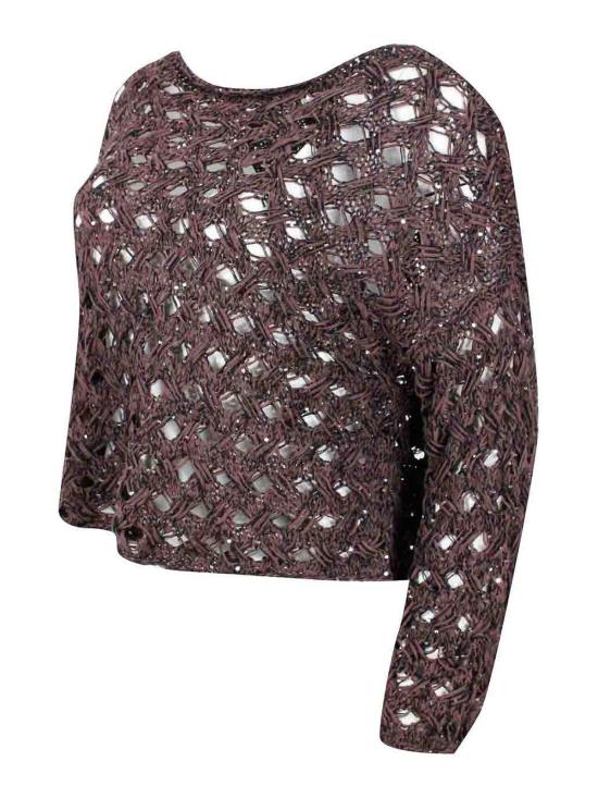 26SS 안토넬리 피렌체 탑 CALENDULA41788QB6 Dark Brown - ANTONELLI FIRENZE