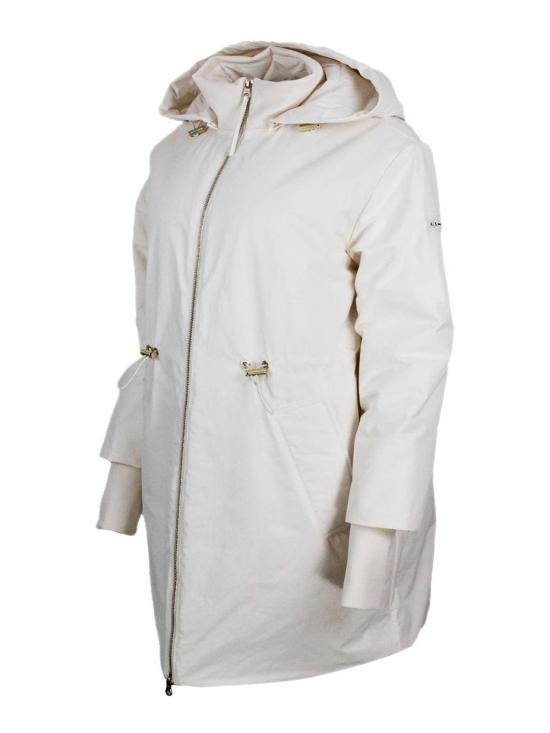 25FW 알마니 미디 스커트 XW000712AF16215U1003 Cream - ARMANI