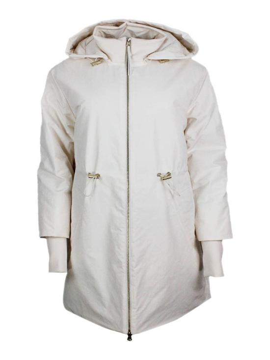 25FW 알마니 미디 스커트 XW000712AF16215U1003 Cream