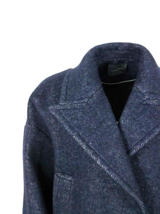 25FW 로레나안토니아찌 미디 스커트 A2540CP01A49960590 Blue - LORENA ANTONIAZZI