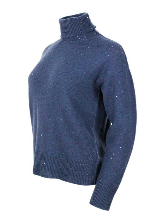 25FW 로레나안토니아찌 탑 A25131DM17A29890582 Blue - LORENA ANTONIAZZI