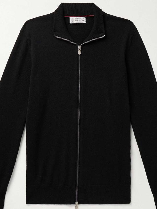 26SS 브루넬로 쿠치넬리 캐시미어 하이넥 집업 가디건 M2200106CH101 None - BRUNELLO CUCINELLI