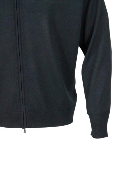 25FW 필리포 드 로렌티스 스웨터 FZ1MLRM16R990 Black - FILIPPO DE LAURENTIIS